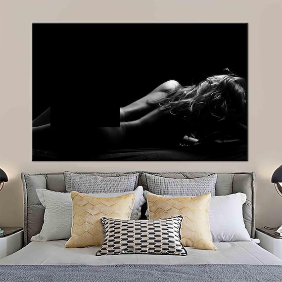 Erotic Wall Art, Erotic Canvas, Woman Wall Art, Sexy Body Print, Sexy Wall Art, Sexy Canvas, Woman Canvas, Bedroom Wall Art, Mature