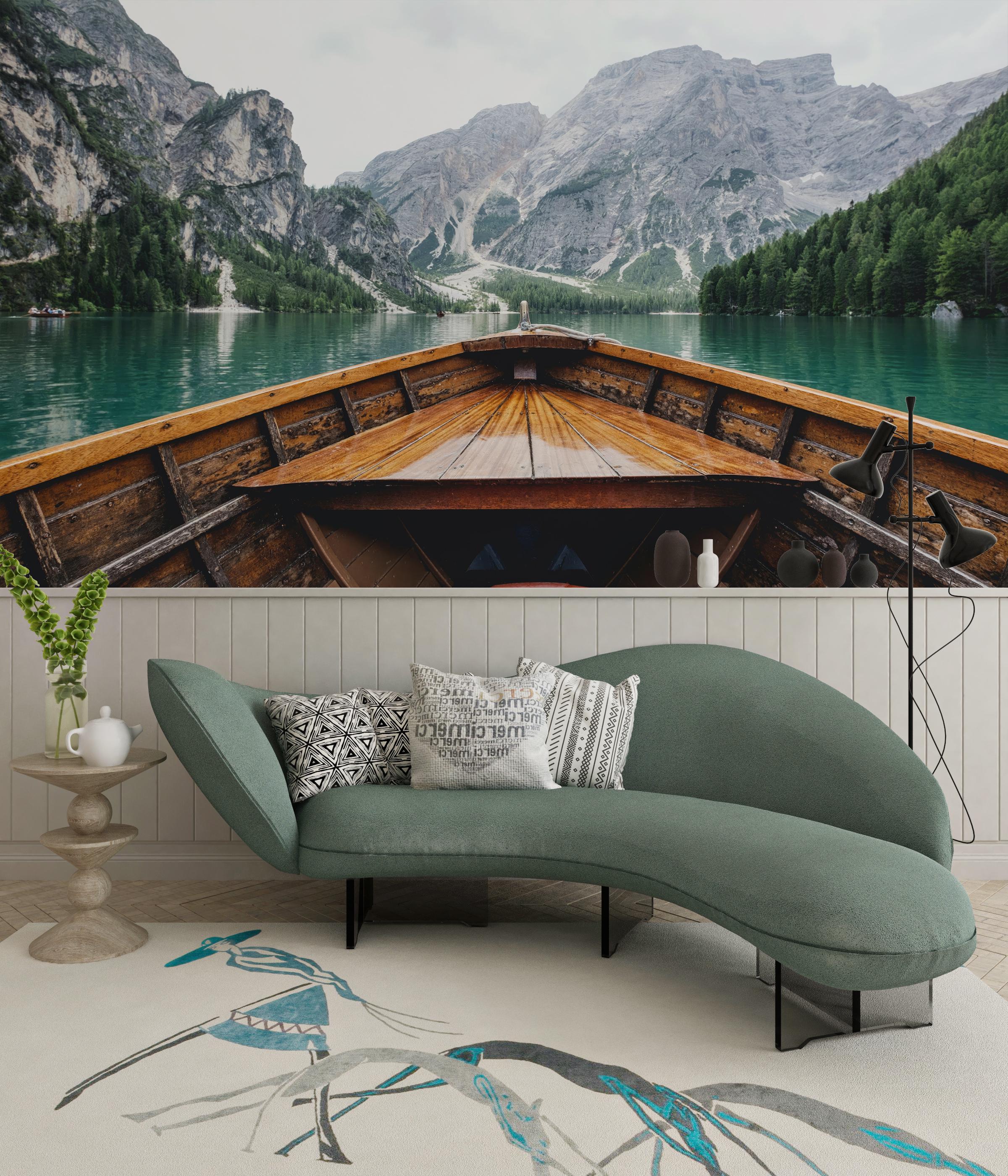 Mountain Lake Canvas Print: River Landscape Wall Art - Etsy