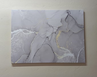 Modern Art, Contemporary Wall Art, Marble Canvas Art, Abstract Canvas Art, Alcohol Ink Wall Art, Modern Marble Art,