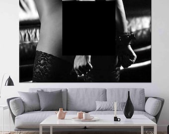 Erotisk väggkonst, nakentryck, väggkonst för kvinnor, sexigt kroppstryck, sexig väggkonst, sexig canvas, kvinnacanvas, väggkonst för sovrum, mogen
