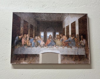 The Last Supper Canvas Print: Leonardo Da Vinci Famous Table Art