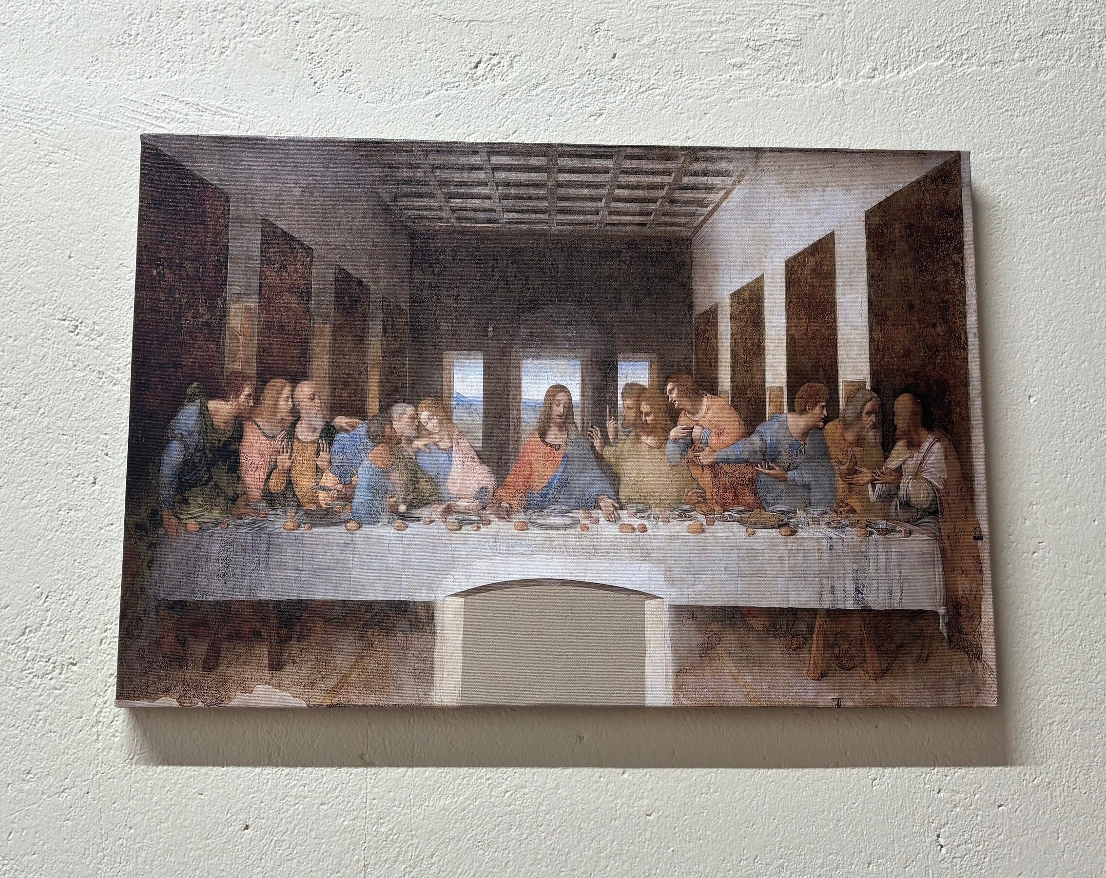 Kaufe Da Vinci Letztes Abendmahl, Leinwandgemälde, Reproduktionen