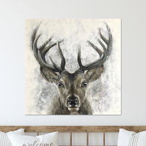 Custom Canvas, Deer Canvas Print, Deer, Animal Art Canvas, Deer Lover Gift Canvas, Wall Art, Home Decor Wall Art, Modern Canvas Art,