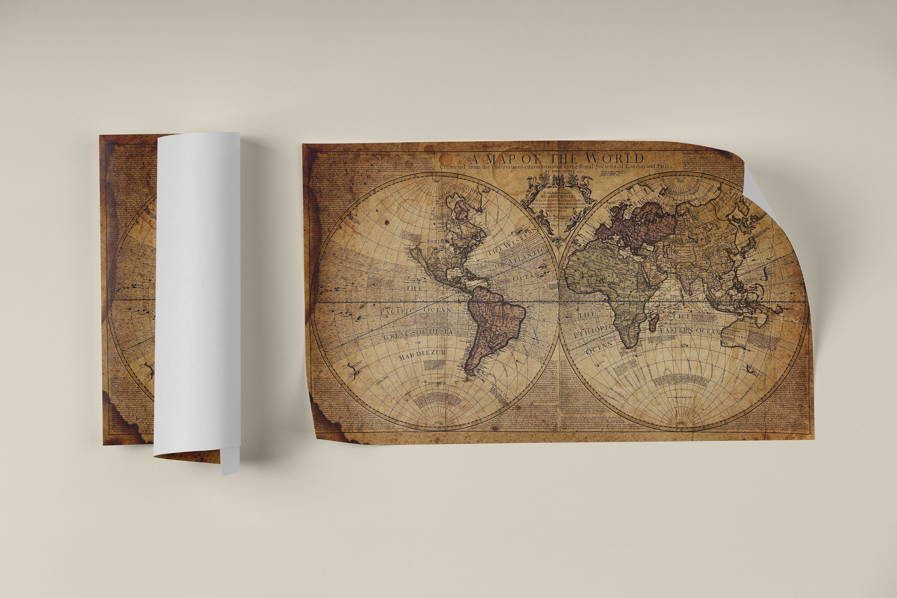 Old Map Wall Art Map Wall Poster Modern Wall Paper Old Etsy