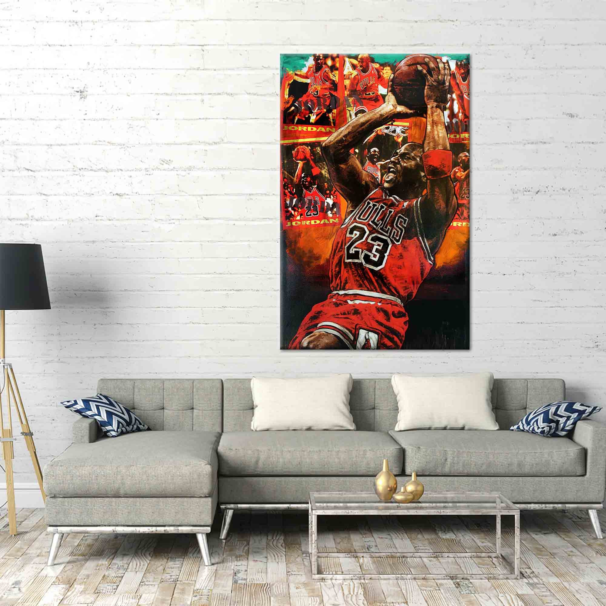 Michael Jordan Michael Jordan Wall Art Michael Jordan Etsy