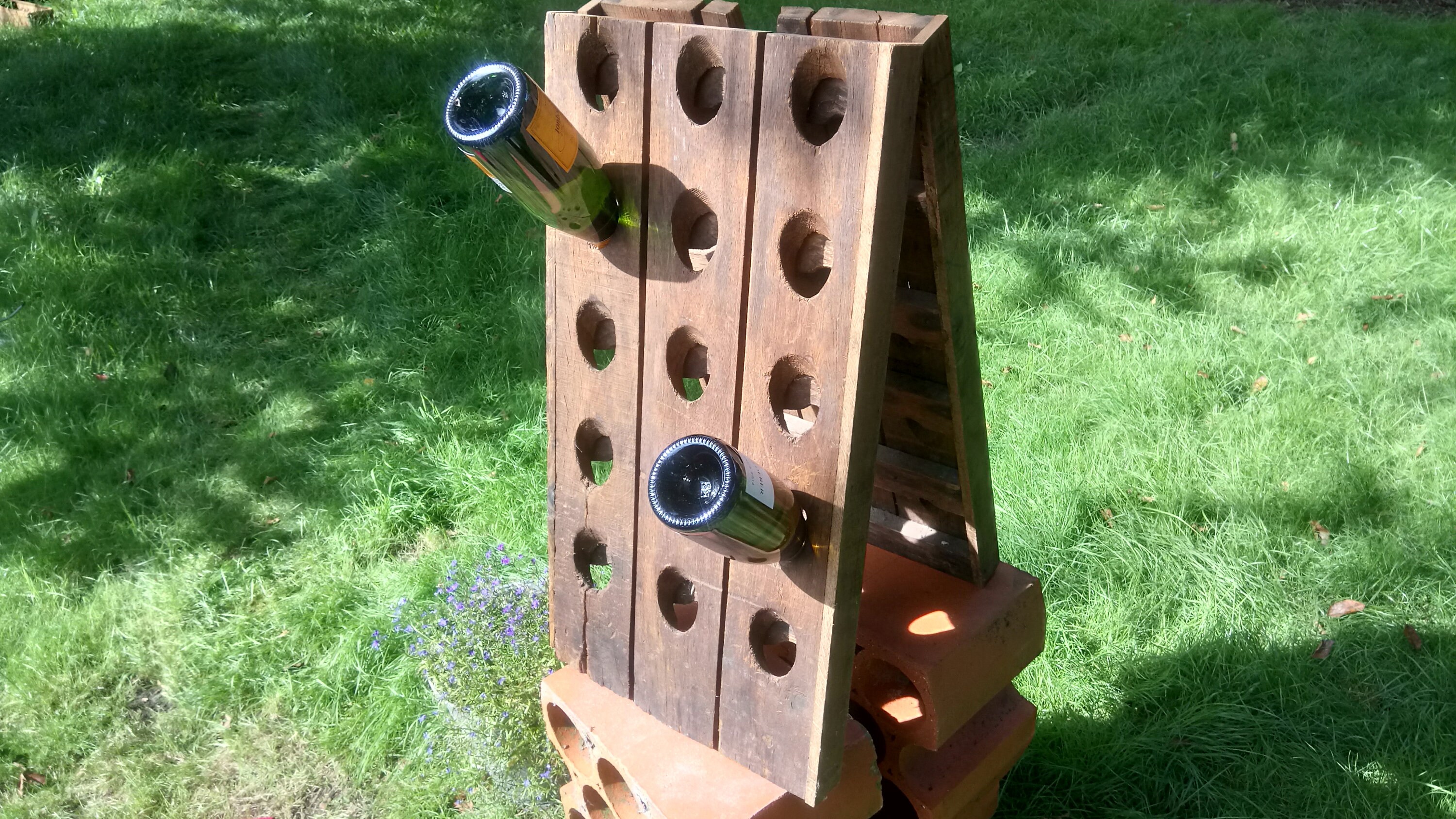 Vintage and Authentic Frech Oak Vintage Riddling Rack - Etsy