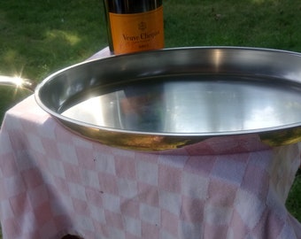 Swiss Made SPRING Culinox Copper Oval Fish Pan With Long Brass