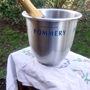 Pommery Champagne Bucket, French Champagne bucket cooler -as good as new