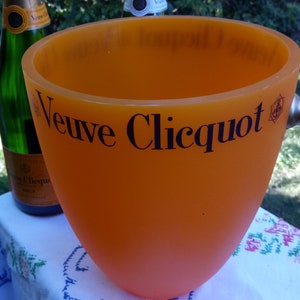 Veuve Clicquot Champagne Bottle Cooler, Paper Basket, Shopping Bag, Ice  Bucket, Flower Vase Yellow Design