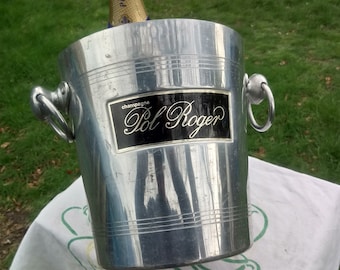 Vintage : Used French “POL ROGER” Champagne bucket,