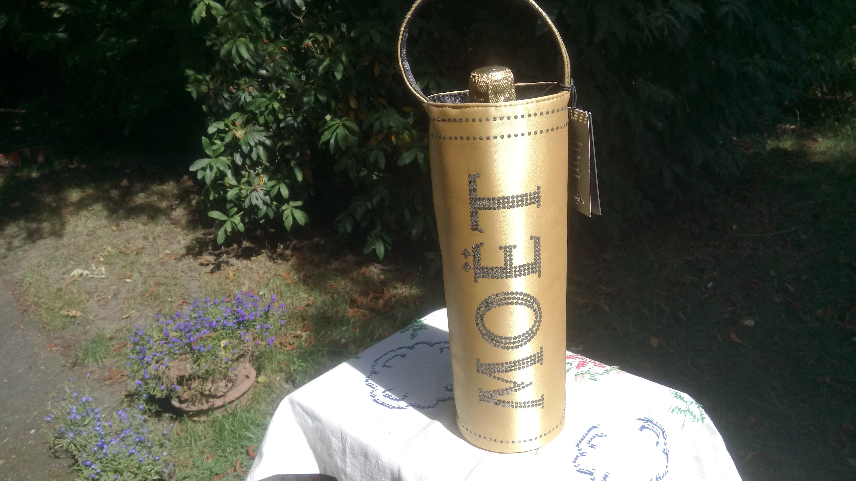 Sac Isotherme Publicitaire Moët & Chandon - Doré PVC - Idéal Champagne