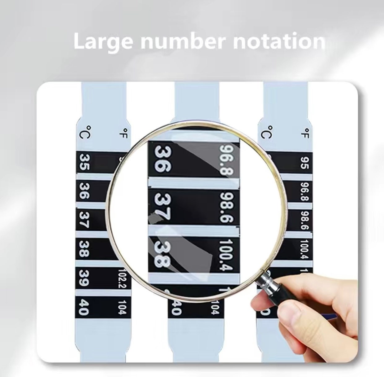 Quick Read Forehead Thermometer Strips Etsy