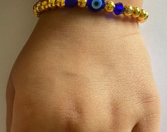 Baby Infant Toddler  Evil Eye Bead Bracelet