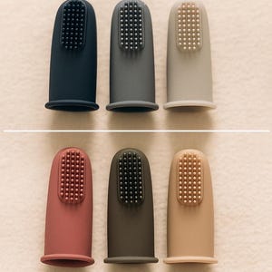 Paquet de 3 brosses à dents en silicone