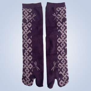 Mens Pattern Tabi Socks - Pattern socks - Japanese crew women men tabi socks - Split-Toe tabi socks - Fun Socks - Unisex Socks SW21
