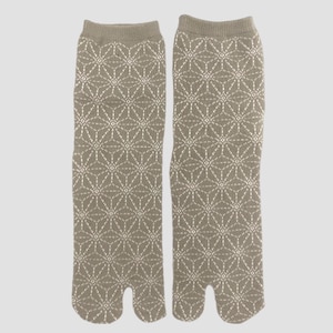 Mens Japanese Pattern Tabi Socks - Pattern socks - Japanese crew women men tabi socks - Split-Toe tabi socks - Fun Socks - Unisex Socks SW21
