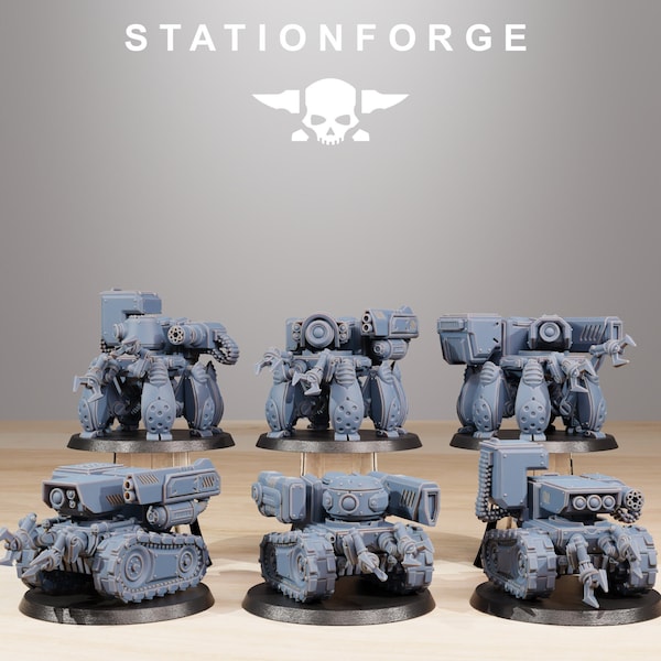 Scavenger Volatiles / Mech / Destroyer / Robot / Infantry / Sci Fi / Space / Table Top / Station Forge / 3D Print / 4K Mini / Wargaming