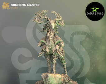 Gwynevel / Fey stag / Fae / DnD / GM Stash / 3D Print / 4K Mini / TableTop Miniature / 32mm