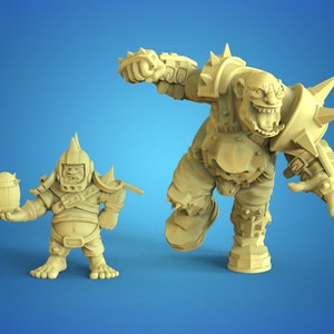 Halfling star player / Fantasy Football / Ogre / Star Player /Halfling Fantasy Football Team / Tabletop / Miniatures / Boardgame