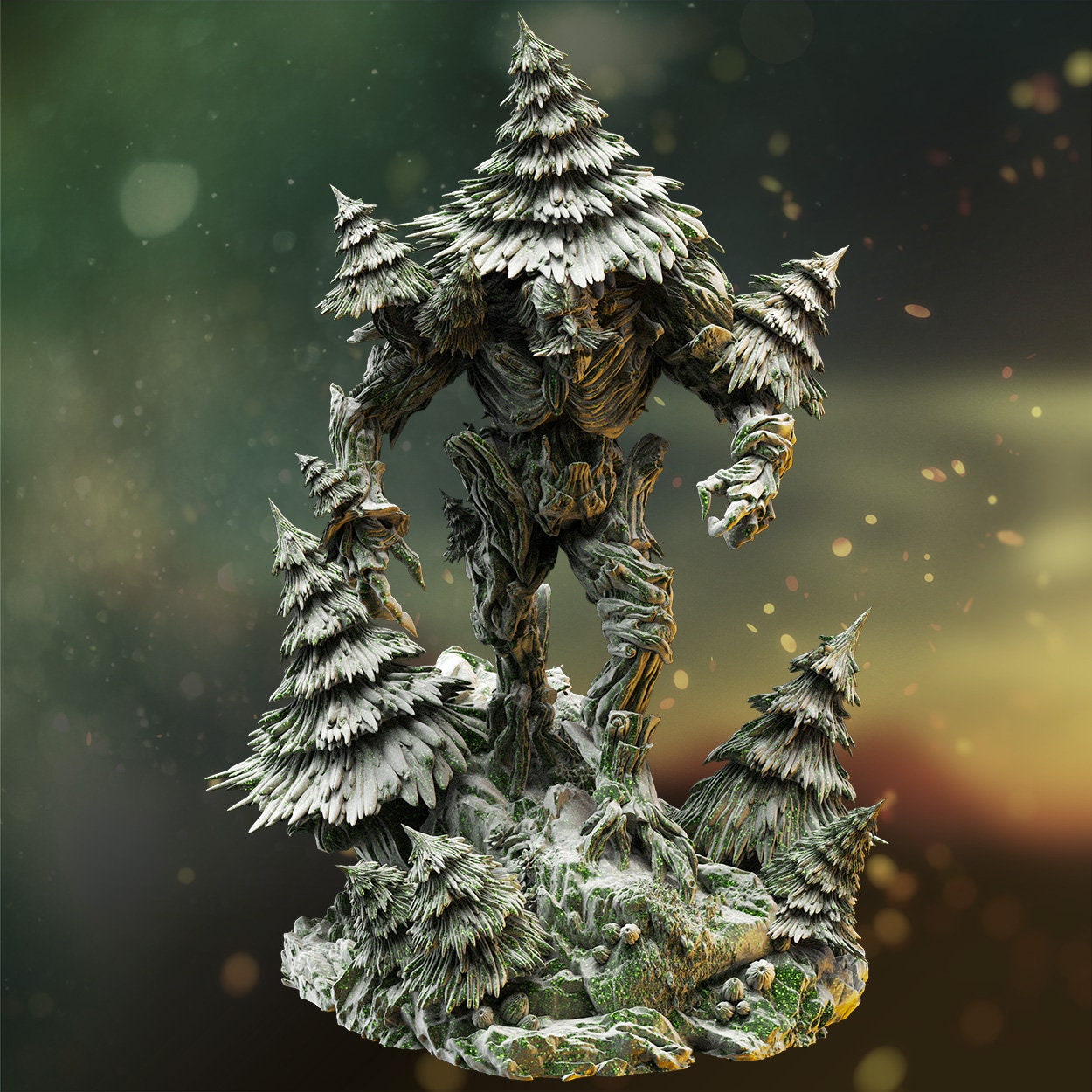 Garamoud / Ent / Monster / Magic / Hero / DnD / Pathfinder / DM Stash / 3D Print / 4K Mini / TableTop Miniature / 32mm / 75mm