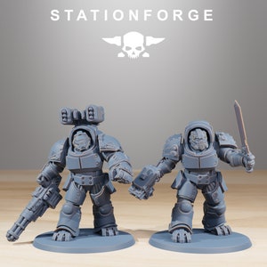 Figurines Socratis Support Vanguard Marines X10 - Warhammer 40k, Stationforge, Neuves, Royaume-Uni