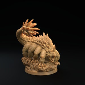 Basilisksaurus / Dinosaur / Monster / Dinosaur / Pathfinder / DnD / 3D Print / 4K Mini / TableTop Miniature / RPG