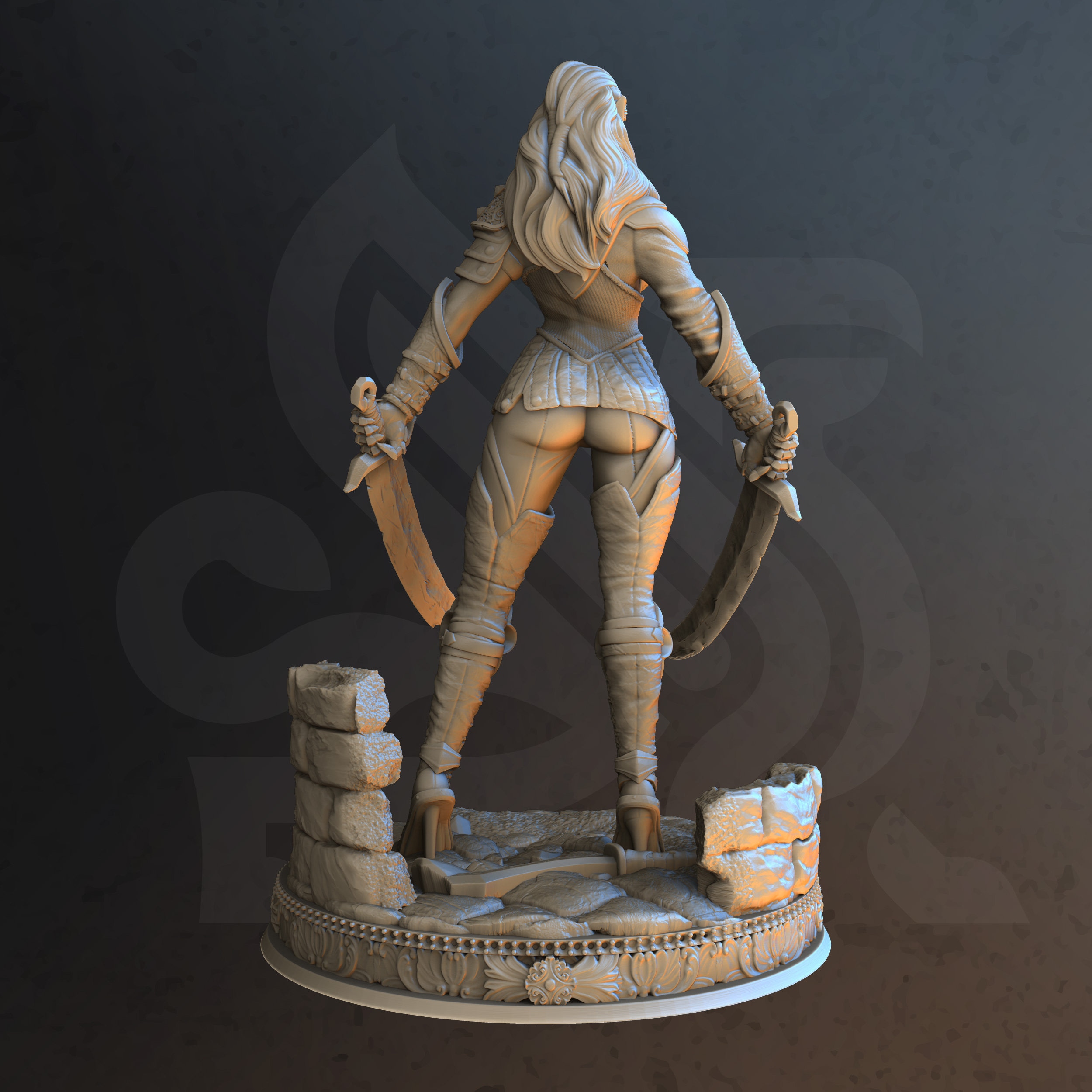 Scarlett / Elf / Rogue / Fighter / Pathfinder / Dnd / DM Stash Etsy UK