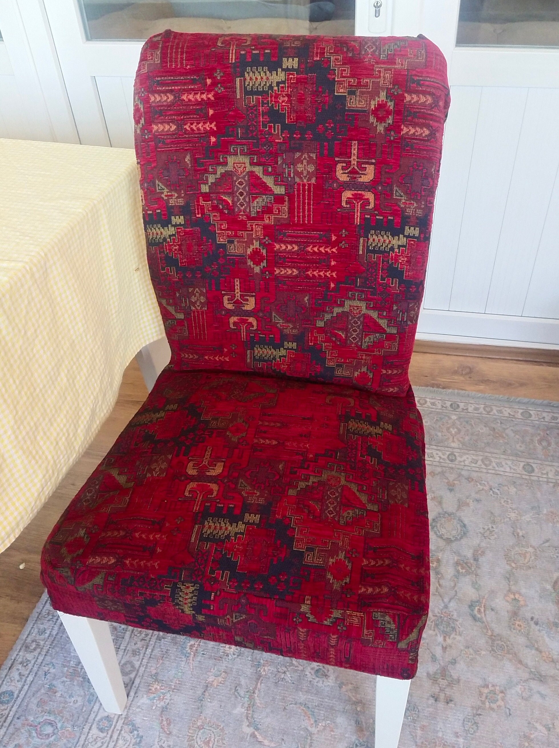 Fabric Kilim Chair Henriksdal Chair Slipcover Ikea Henriksdal