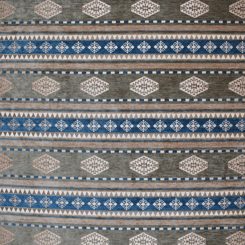Upholstery Fabric Kilim Bohemian Bohokelimupholstery Etsy