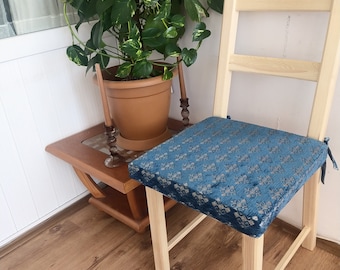 ONLY COVER cushions for chairs,custom Turkish cushion with ties,chair pad Bench and chair,kitchen dining room chair pads with and ties 16inc