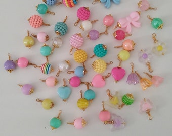 Wire wrapped beads / Planner embellishments / Beads