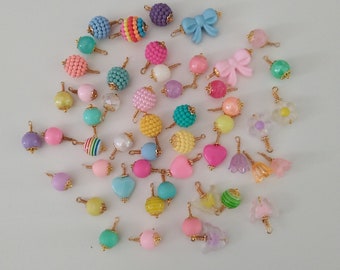 Wire wrapped beads / Planner embellishments / Beads