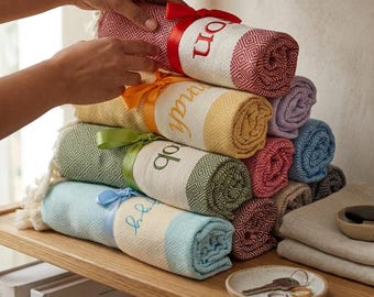軽量ヨガジムタオル、カスタム刺繍入りピラティスマットタオル、速乾性オーガニックコットンバスタオル、コンパクトなトラベルスポーツタオル