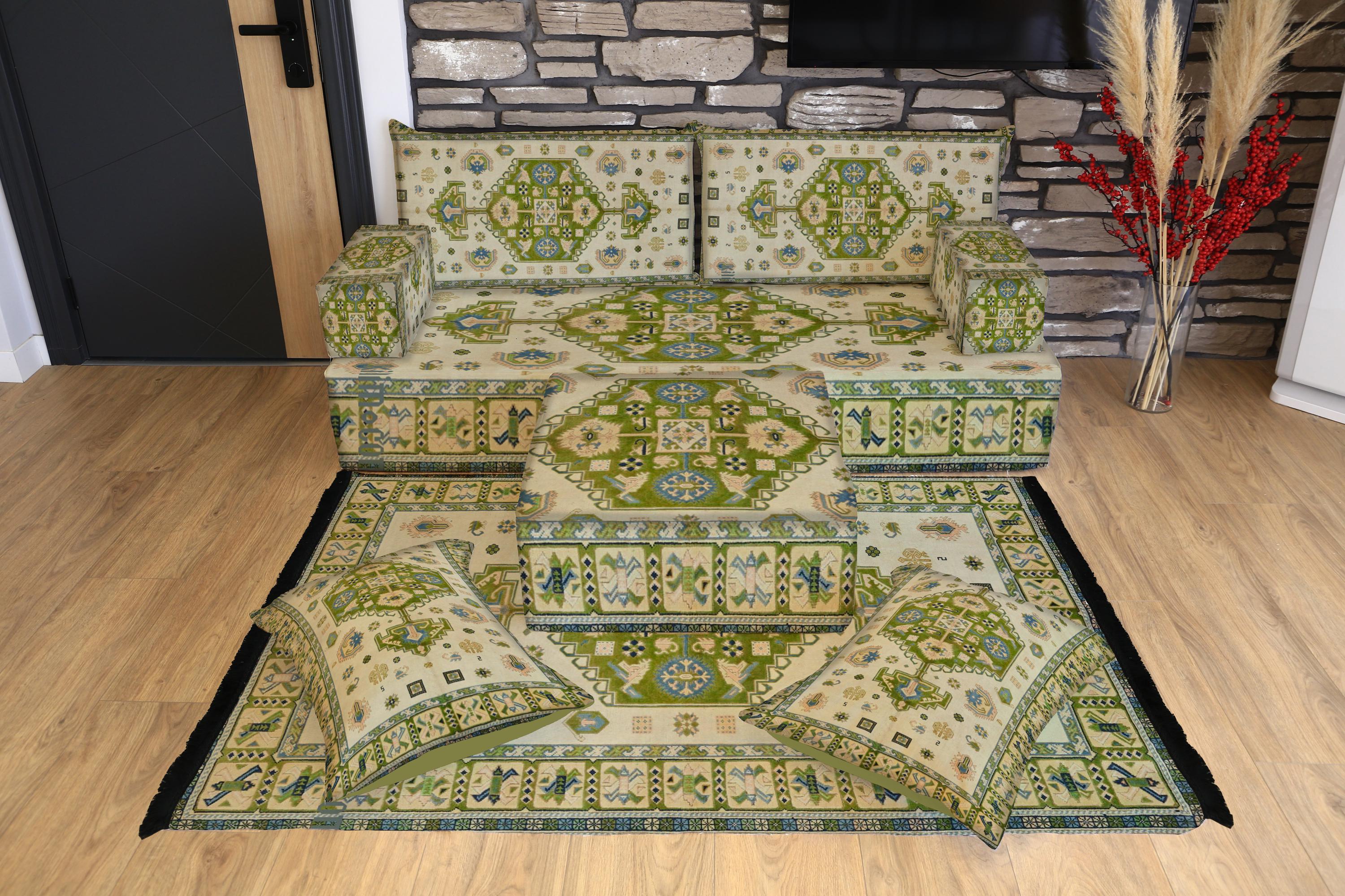 Majlis Rug Majlis Set, Kilim Rug, Majlis Floor, Guest Room Lounge, Oriental Floor ...