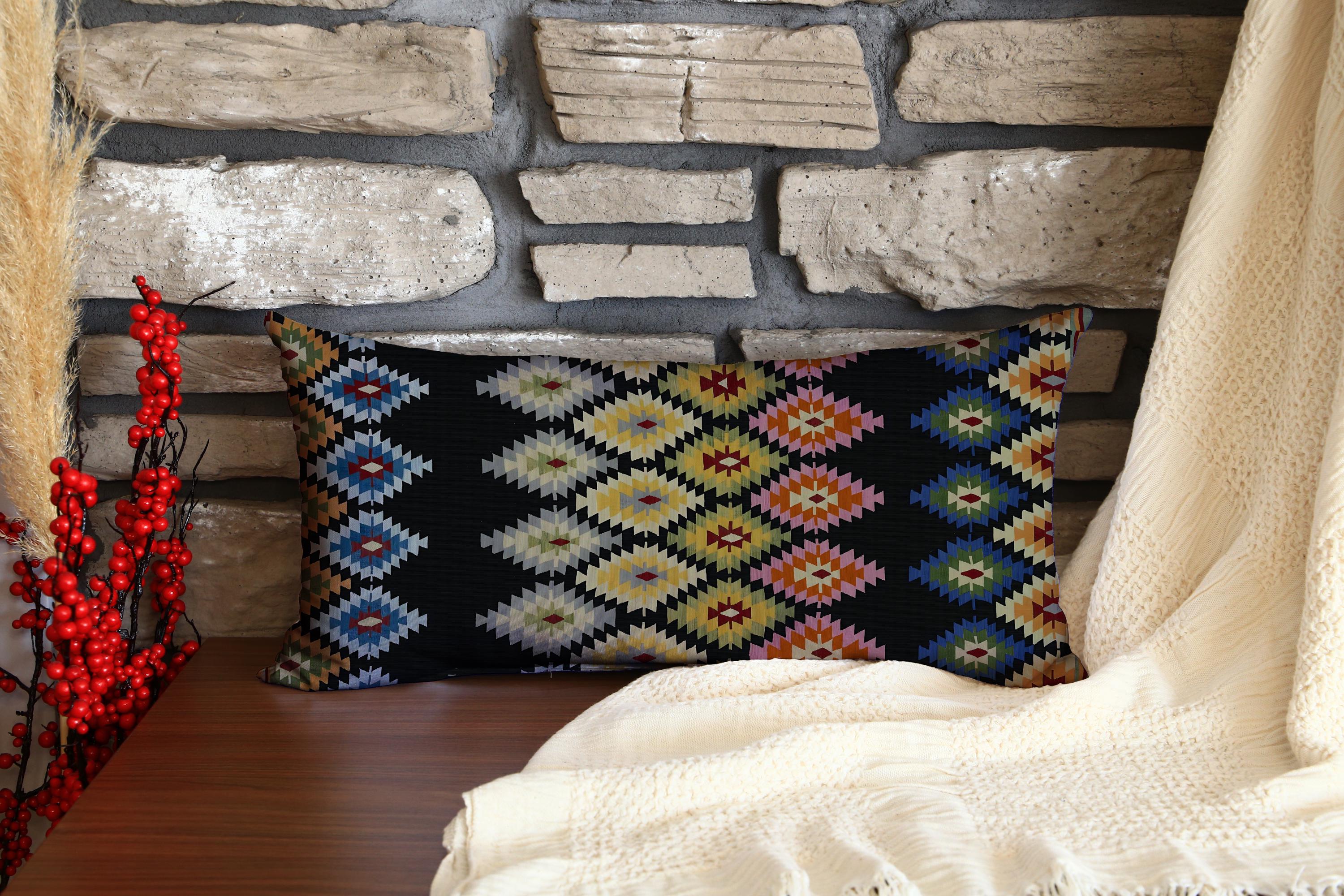 Acento decorativo, Elección étnica, Motivo bohemio, Dormitorio suave, Colección bohemia, Decoración de sala de estar, Selección suave, Funda de almoha