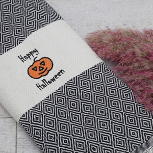 Personalized Gift for Christmas, Family Gift, Monogrammed Towel, Turkish Towel, 40&quot;x70&quot;, Personalized Christmas Gift, Housewarming Gift