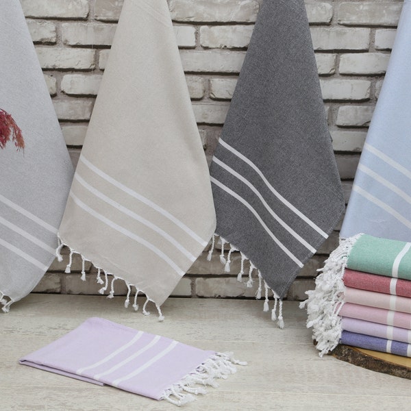 Turkish Hand Towel,Wedding Favors,18"x40",Tea Towel,Service Towel,Personalized Gift,Dish Towel,Bath Decor,Housewarming Gift,Kitchen Decor