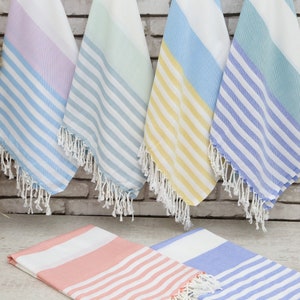 Turkish Towel,Beach Towel,40&quot;x70&quot;,Turkish Peshtemal,Cotton Towel,Perosnalized Gift,Wholesale Towel,Wedding Gift,Bride Favors,Home Decor