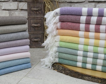 Turkish Towel,Wholesale Towel,40&quot;x67&quot;,Bridesmaid Gift,Bath Decor,Beach Towel,Gifts For Him,Gifts For Her,Cotton Towel,Peshtemal Towel,Towels