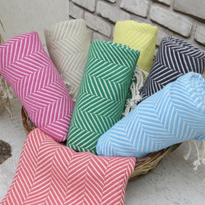 Turkish Towel,Chevron Towel,40&quot;x70&quot;,Bath Towel,Beach Towel,Throw Towel,Organic Towel,Cotton Towel,Peshtemals,Wedding Gift,Wholesale Towel
