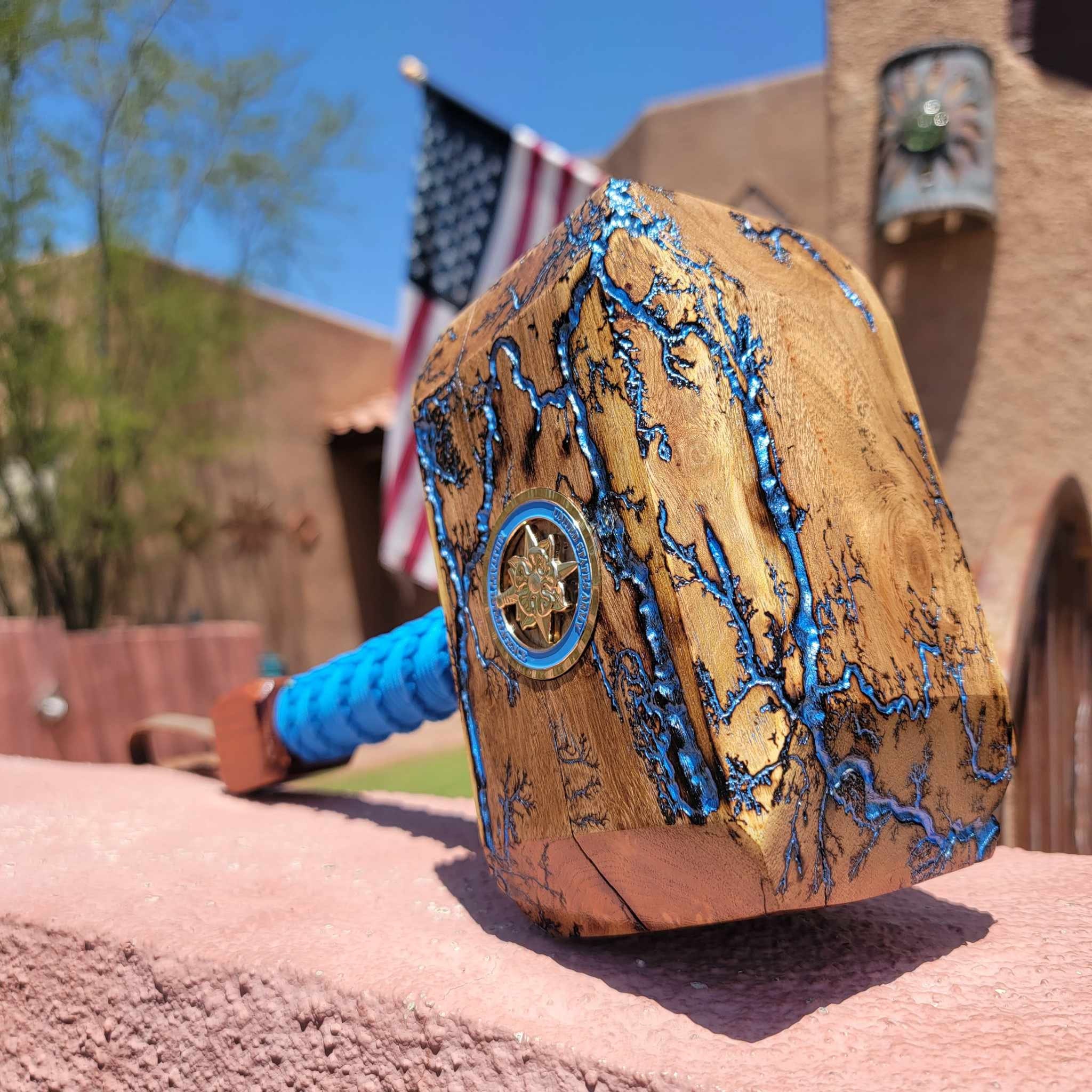 Limited quantity Premium Mesquite, or Walnut, Thor Hammer. Personalized, custom Military PCS, Impact award, or promotion gift!