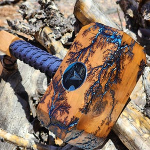 Thor Lightning Hammer™ Custom Standard Military, PCS, or Impact award. Personalized farewell gift.