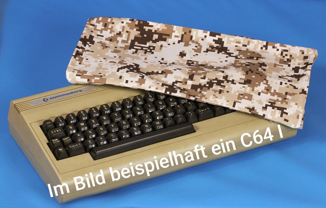 Commodore THEC64 Maxi, C64 Ultimate -dust Cover – PIXEL CAMOUFLAGE ...