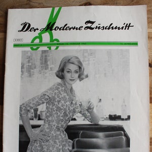 The Modern Cut Issue 2 1960 Fashion Magazine Fashion Booklet Sewing Magazine Fashion Magazine