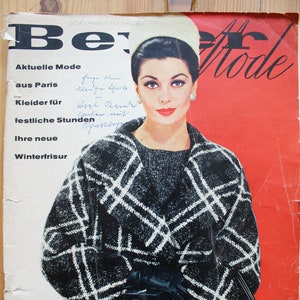 Beyer Moden 11/1960 with patterns, fashion magazine, fashion magazine, sewing magazine, fashion magazine, fashion journal