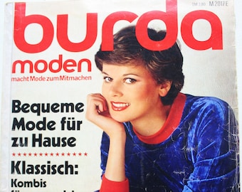 Burda Moden 12/ 1979   Anleitungen ,Schnittbogen , Modezeitschrift  Modeheft Nähzeitschrift  Modemagazin