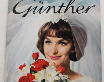 Günther cocktail and wedding dresses pattern sheet, fashion magazine, fashion magazine, sewing magazine, fashion magazine, fashion journal