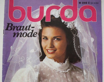 Burda Brautmode 1980    Anleitungen ,Schnittbogen , Modezeitschrift  Modeheft Nähzeitschrift  Modemagazin