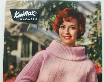 Altes Knittax Magazin Nr. 4  1960  für Strickmaschinen Handarbeitsheft