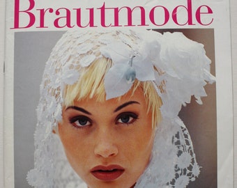Burda bridal fashion 1995 instructions, pattern sheets, fashion magazine, fashion booklet, sewing magazine, fashion magazine